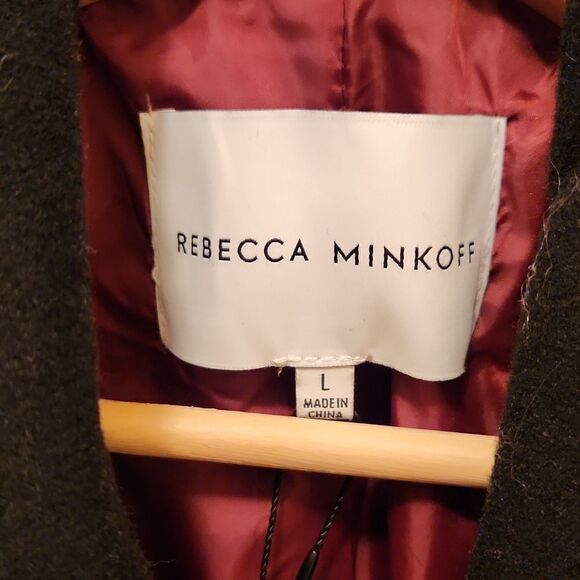 Rebecca Minkoff Officer's wool blend double-breasted coat - Picture 4 of 16